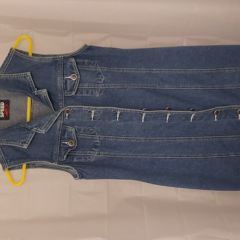 VINTAGE  MAXI Denim dress !